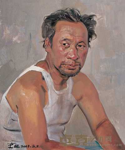 忻东旺 郊农 50×60cm